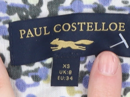 Womens UK Size 8 Paul Costelloe Multicoloured Camisole Blouse