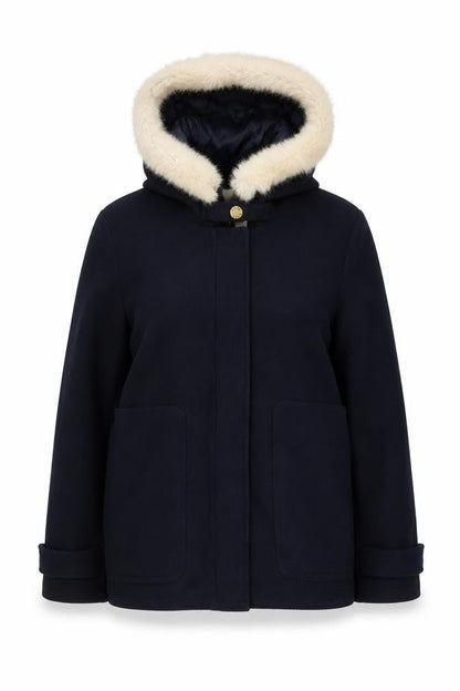 Womens UK Size 14 Kangol Black Parka Coat