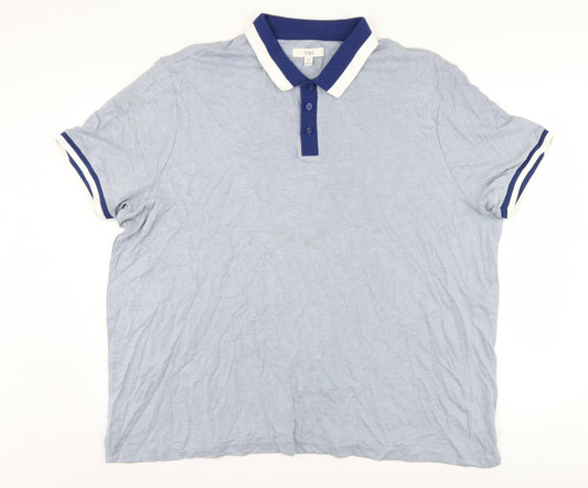 Marks and Spencer Men's Blue 4XL Polo Shirt