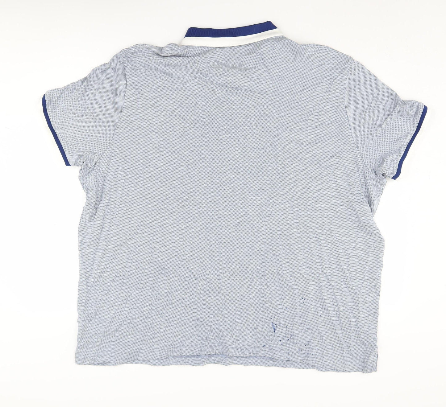 Marks and Spencer Men's Blue 4XL Polo Shirt