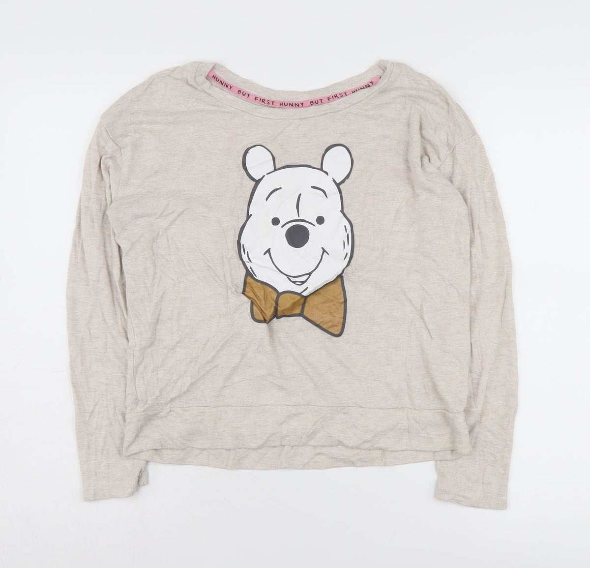 Teens UK Size M Disney Beige Pullover Jumper