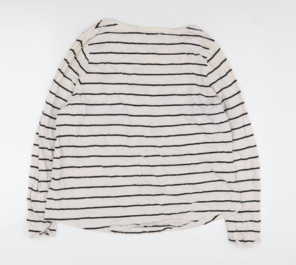 Womens UK Size 16 Marks and Spencer White Pullover Jumper