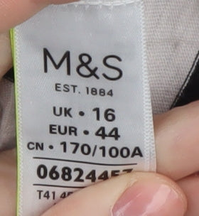 Womens UK Size 16 Marks and Spencer White Pullover Jumper