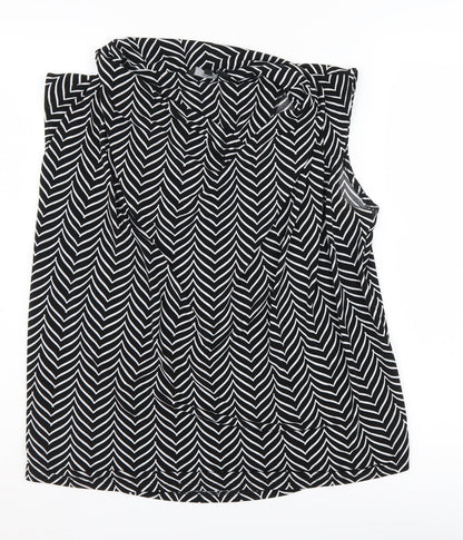 Womens UK Size 12 NEXT Black  Blouse