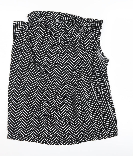 Womens UK Size 12 NEXT Black  Blouse
