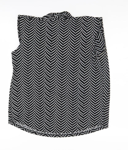 Womens UK Size 12 NEXT Black  Blouse