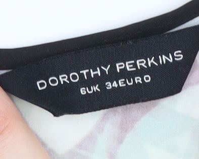 Dorothy Perkins Women's 6 Multicoloured Bodycon Dress