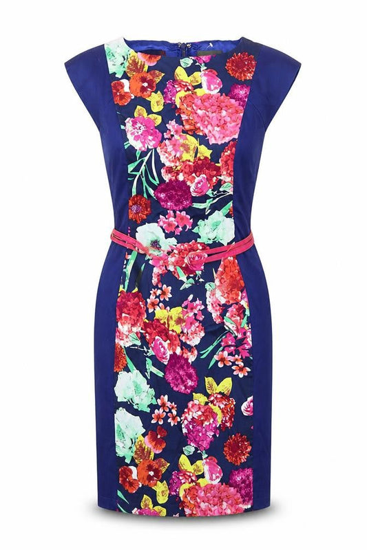 Apricot Women's Multicoloured Floral Pencil Dress M