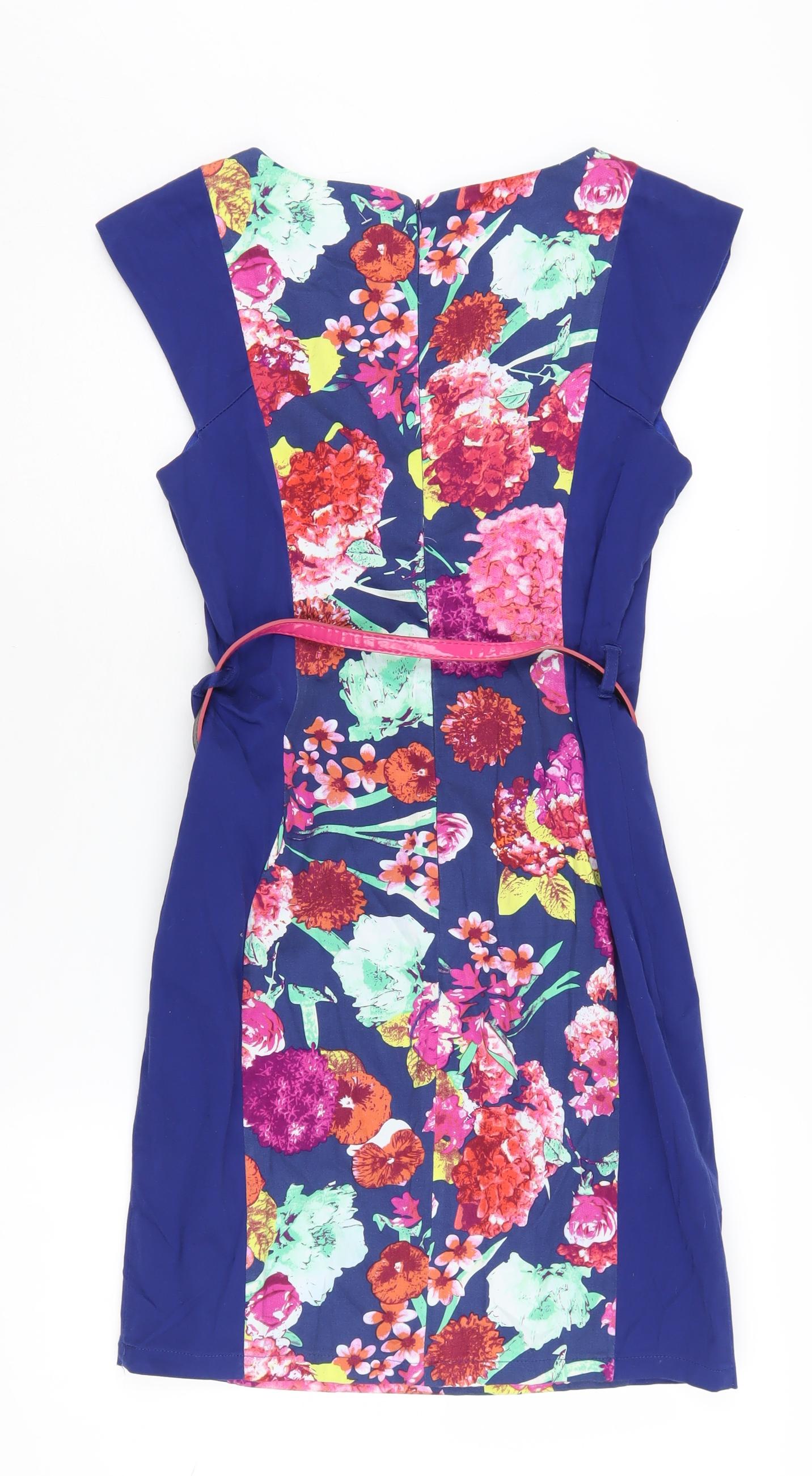 Apricot Women's Multicoloured Floral Pencil Dress M