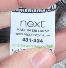 Next Women's Brown Animal Print Knee Length Shift Dress