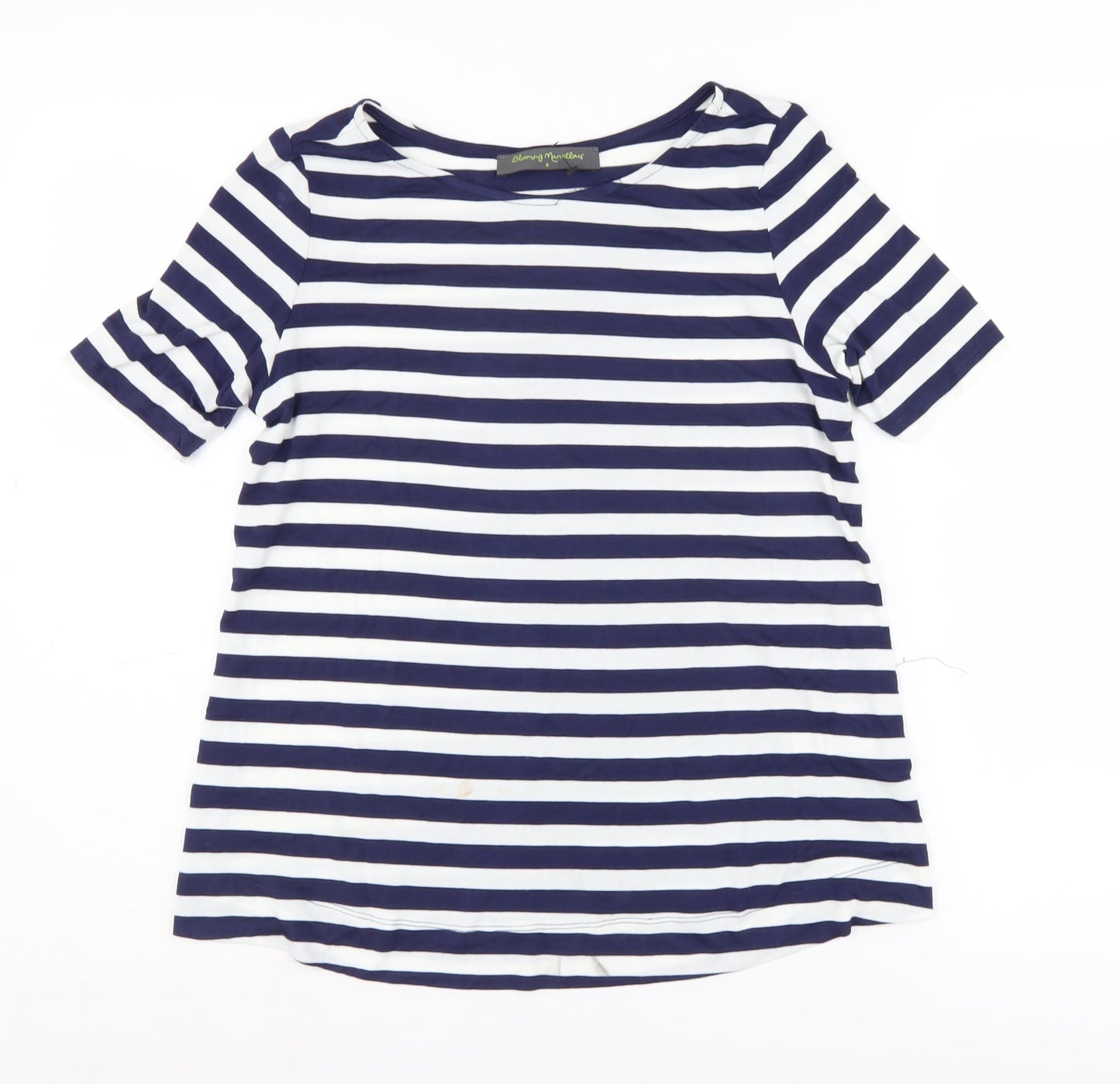 Womens UK Size 8 Blooming Marvellous Blue Basic T-Shirt