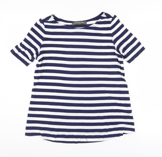 Womens UK Size 8 Blooming Marvellous Blue Basic T-Shirt