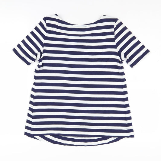 Womens UK Size 8 Blooming Marvellous Blue Basic T-Shirt