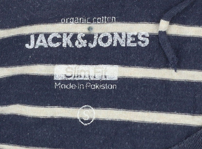 Mens UK Size S JACK & JONES Blue  T-Shirt