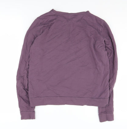 Womens UK Size 10 ASOS Purple Pullover Sweatshirt