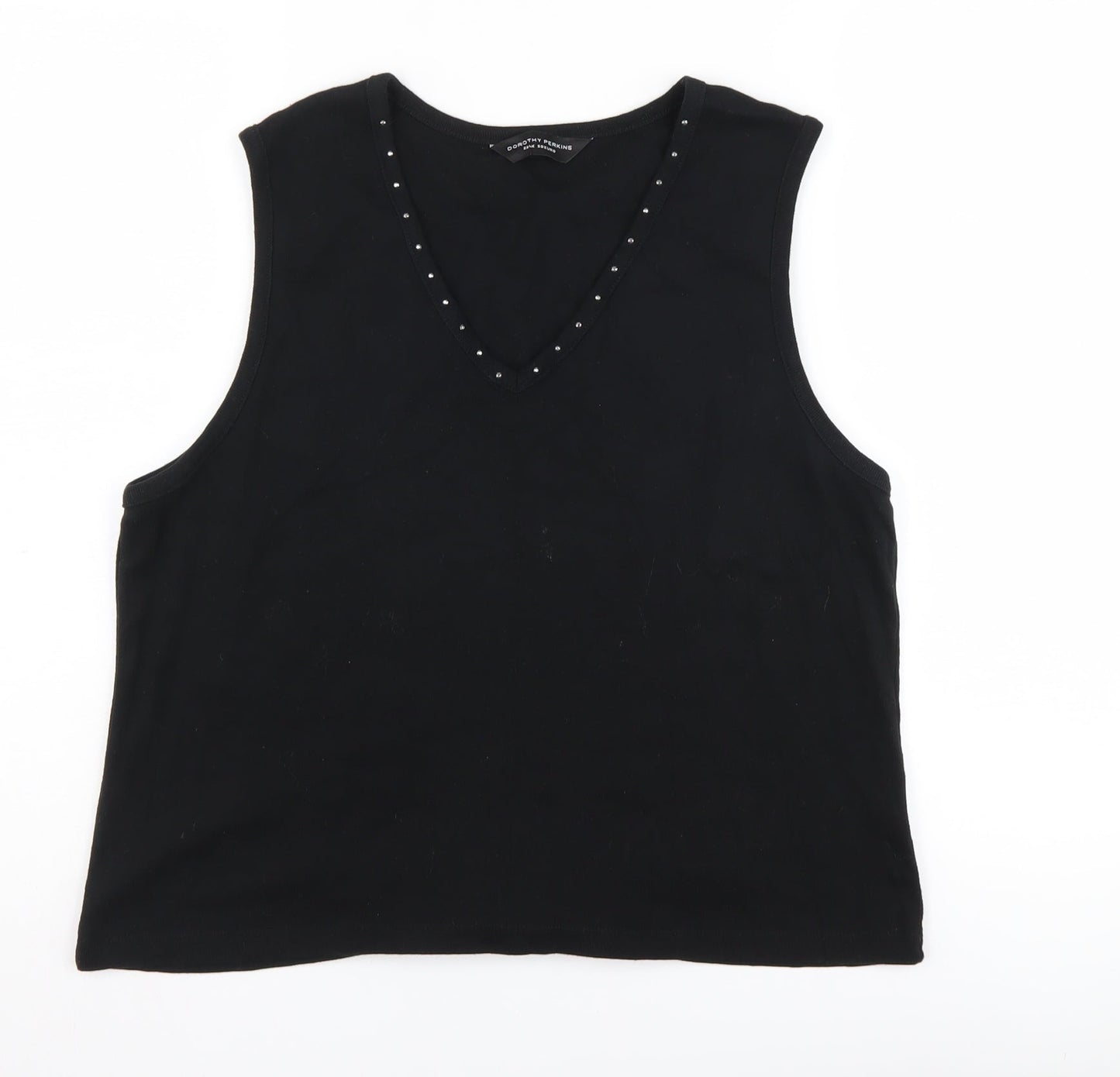 Womens UK Size 22 Dorothy Perkins Black  Tank