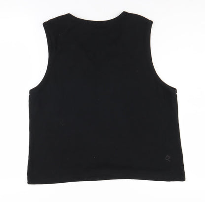Womens UK Size 22 Dorothy Perkins Black  Tank