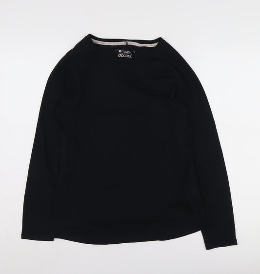 Mountain Warehouse Women's Black Long Sleeve T-Shirt Size 12