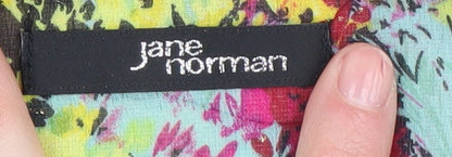 Jane Norman Women's Multicoloured Floral Skirt Size 10