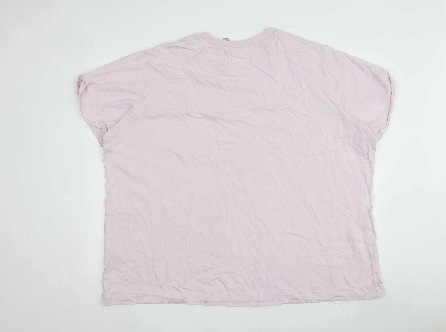 Womens UK Size 3XL adidas Pink Basic T-Shirt