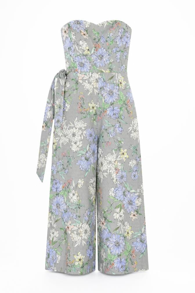 Womens UK Size 4 H&M One-Piece Multicoloured Jumpsuit