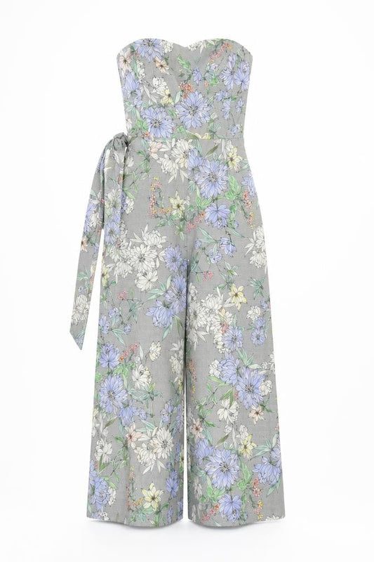 Womens UK Size 4 H&M One-Piece Multicoloured Jumpsuit