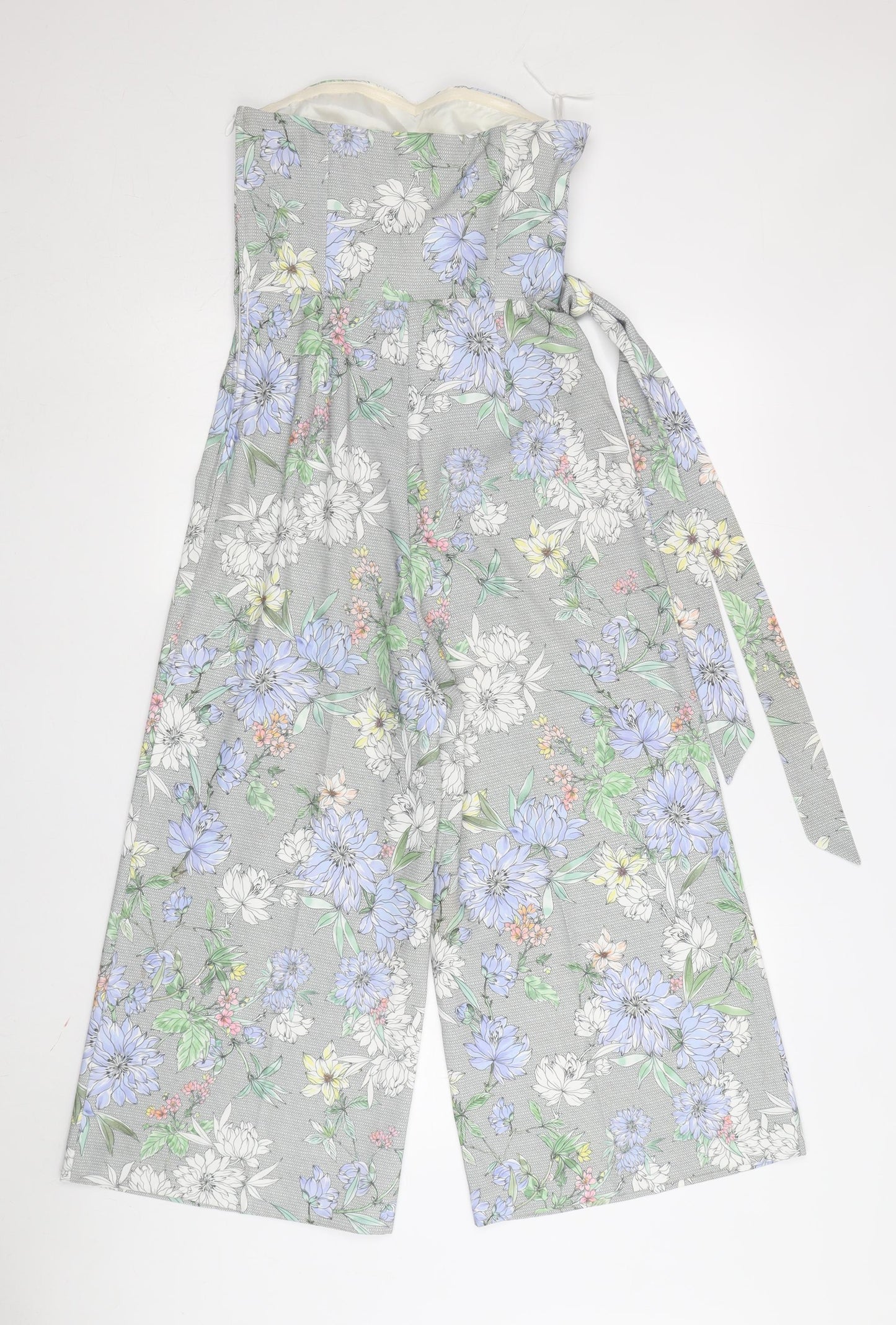 H&M Women's Multicoloured Floral Jumpsuit Size 4
