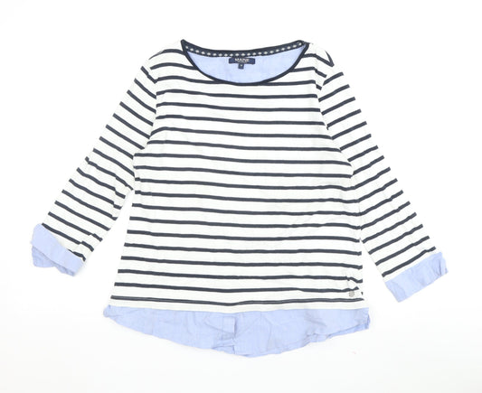 Maine New England Women's Striped T-Shirt Size 14
