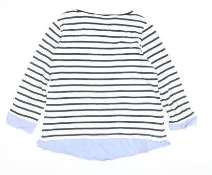 Maine New England Women's Striped T-Shirt Size 14