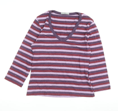 Womens UK Size 10 Marks and Spencer Multicoloured Jersey T-Shirt