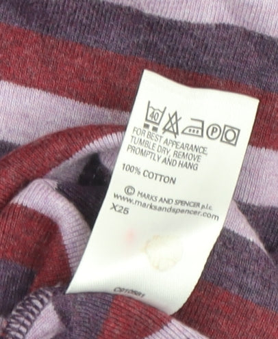 Womens UK Size 10 Marks and Spencer Multicoloured Jersey T-Shirt