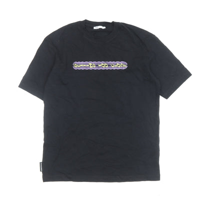 Mens UK Size S Zara Black  T-Shirt