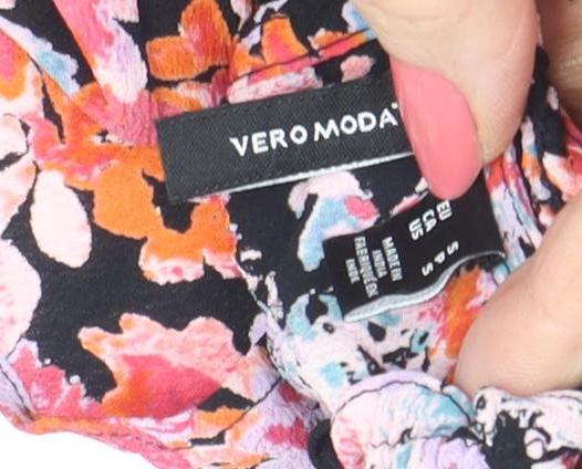 Vero Moda Women's Multicolour Floral A-Line Dress S