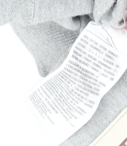 Hollister Men's Grey Large Polo Shirt, Short Sleeve