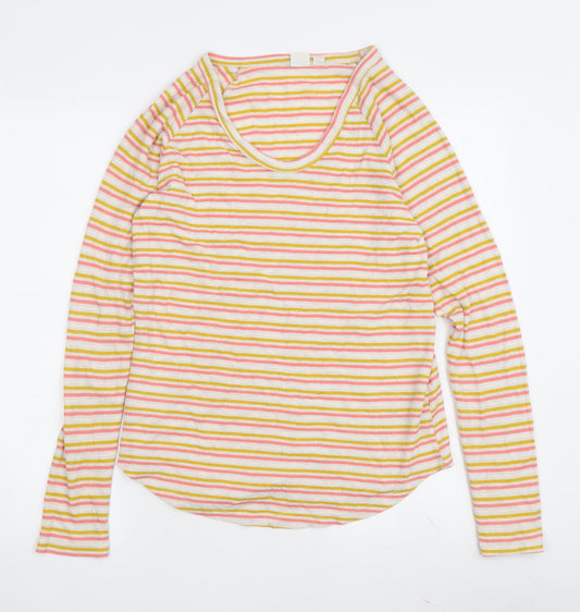 GAP Women's Multicoloured Striped Long Sleeve T-Shirt