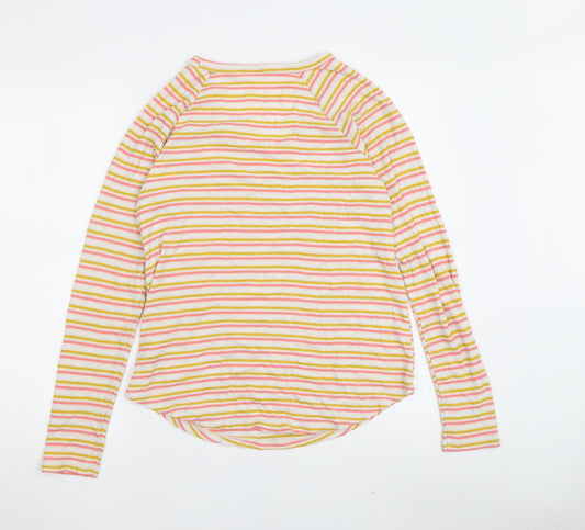 GAP Women's Multicoloured Striped Long Sleeve T-Shirt