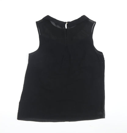 Womens UK Size 12 Oasis Black  Blouse