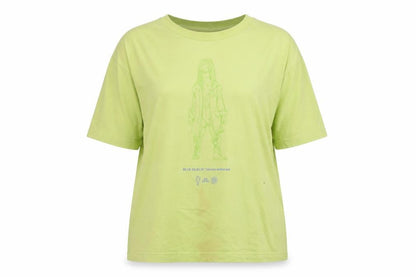 Front view of Uniqlo Green XS Graphic Tee unisex casual