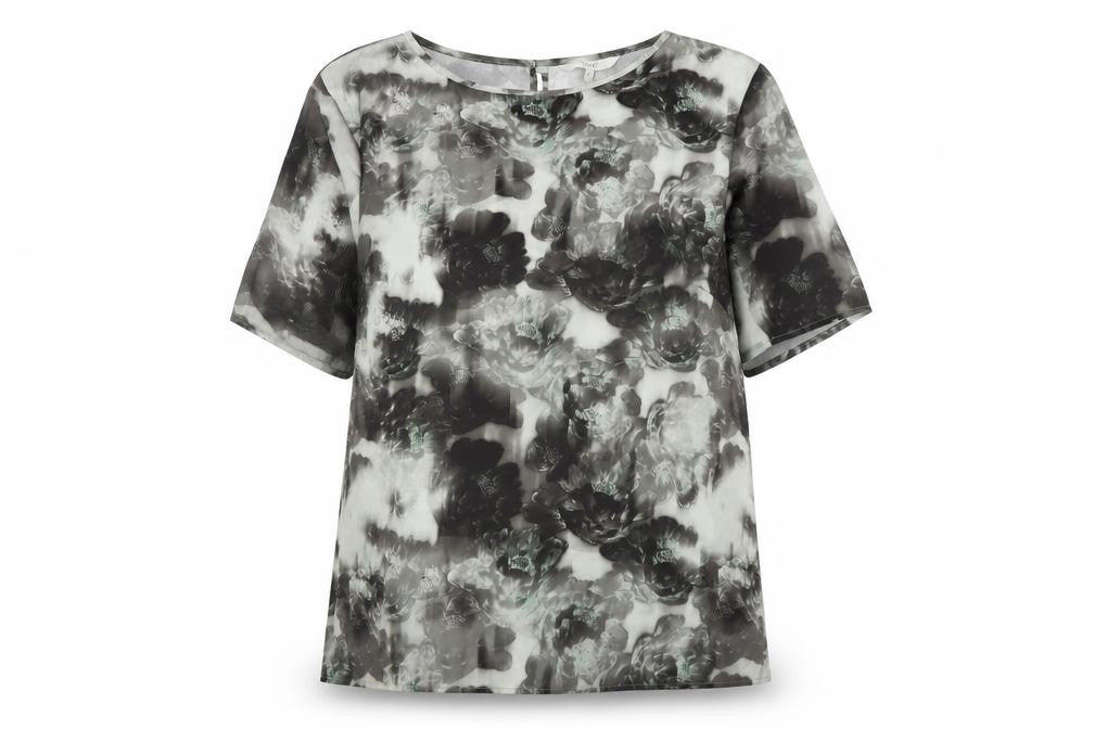 Womens UK Size 14 NEXT Grey Basic Blouse
