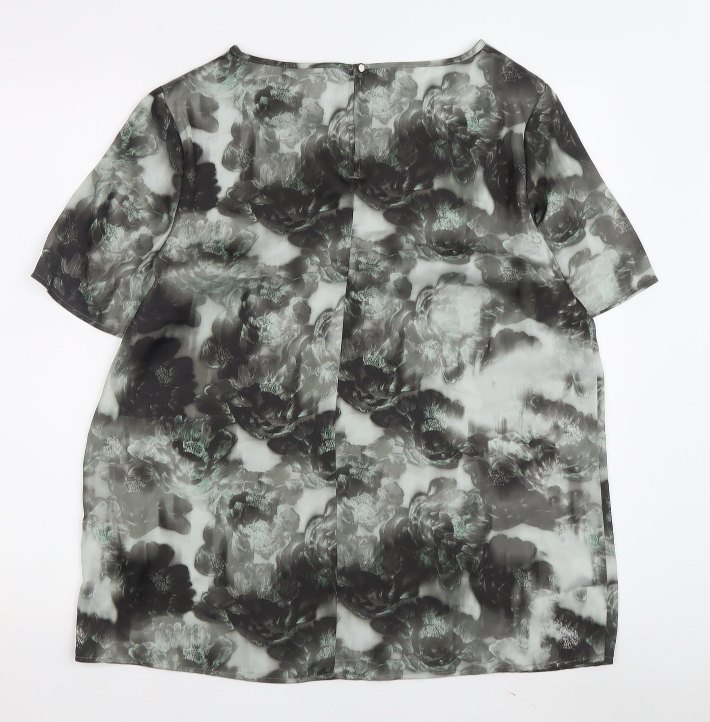 Womens UK Size 14 NEXT Grey Basic Blouse
