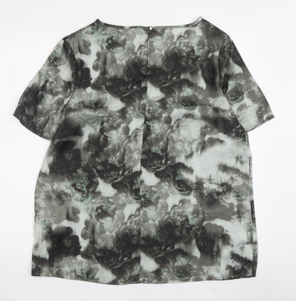 Womens UK Size 14 NEXT Grey Basic Blouse