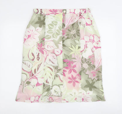 Frankenwälder Women's Floral Midi Skirt, Size 12, Multicoloured