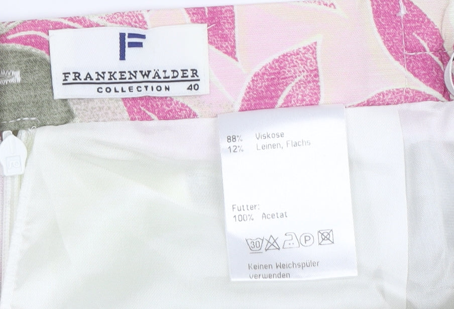 Frankenwälder Women's Floral Midi Skirt, Size 12, Multicoloured