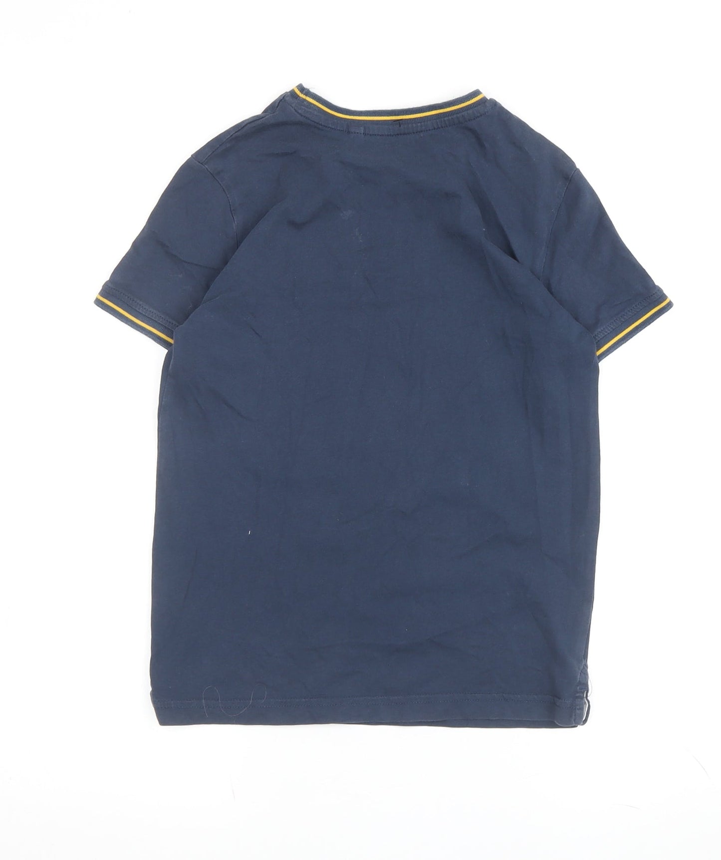 Next Boys Blue Cotton T-Shirt Crew Neck Size 8
