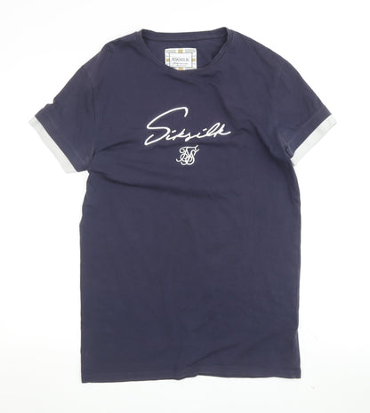Unisex Adults UK Size S SikSilk Black Basic T-Shirt