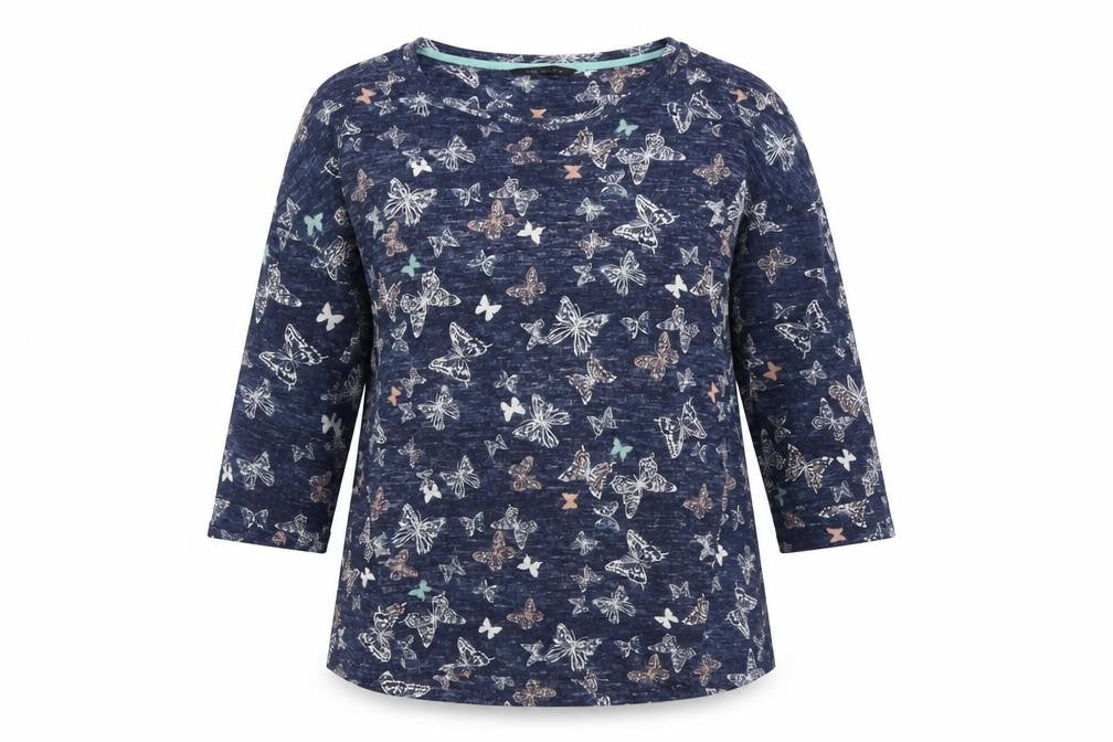 Womens UK Size 12 Marks and Spencer Blue Basic Blouse