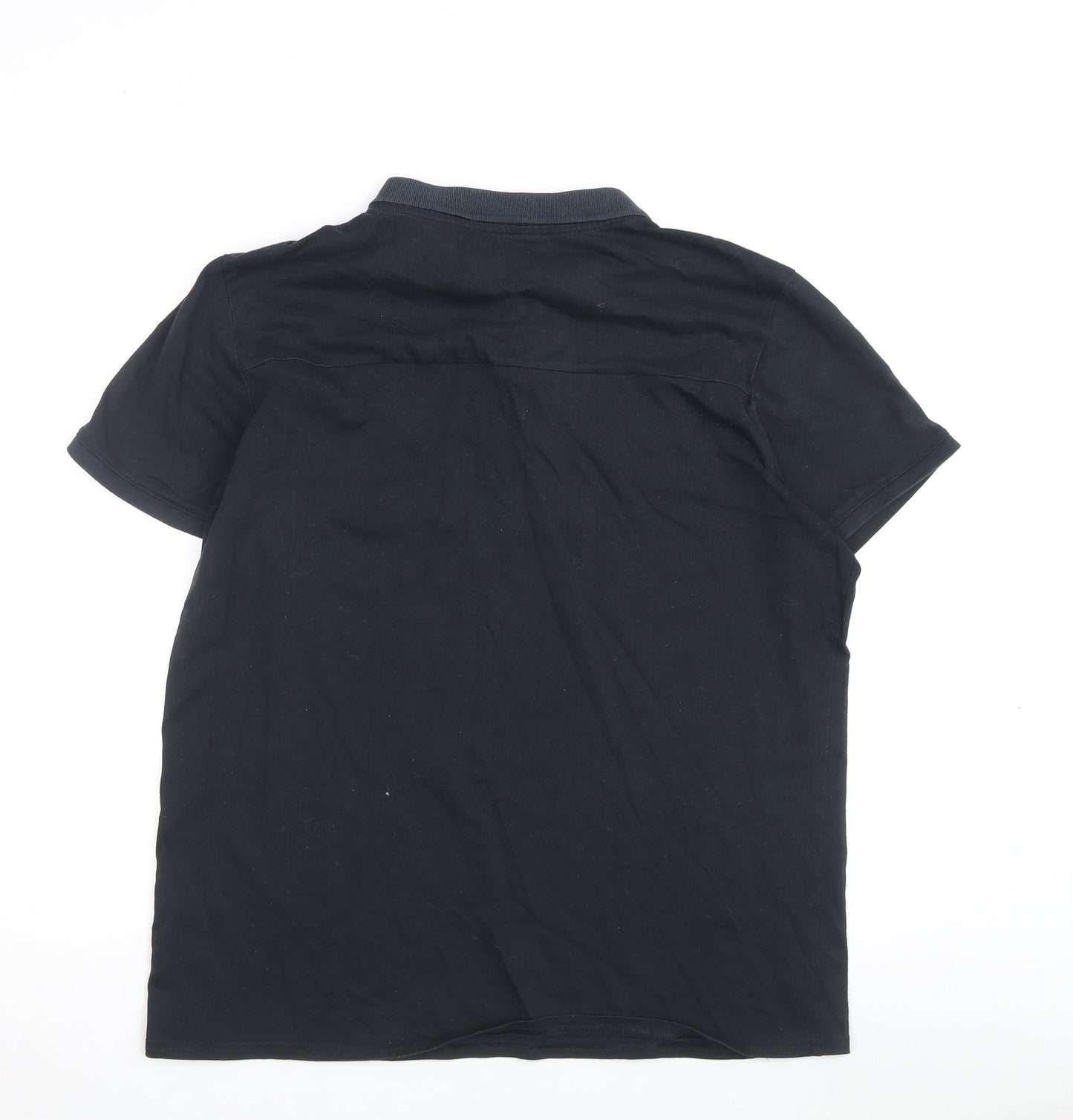 New Balance Men's Black Polo Shirt L Sports Style