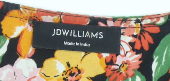 Womens UK Size 12 JD Williams Multicoloured Tunic Blouse