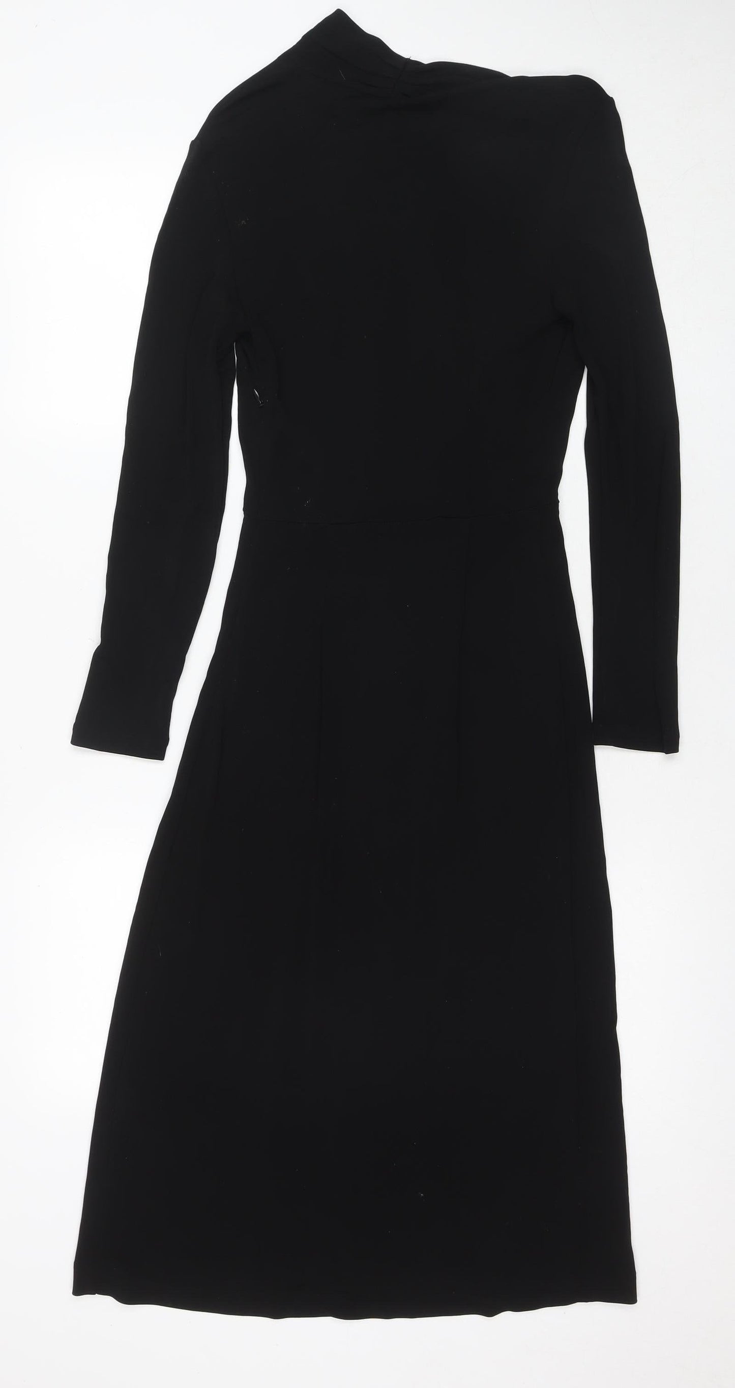 & Other Stories Women's Black Bodycon Midi Dress Size 8