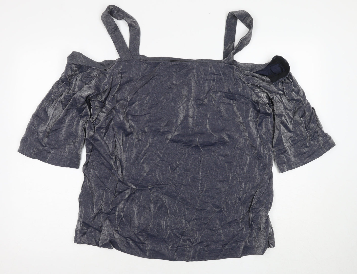 Next Women's Grey Off Shoulder Top, Size 18